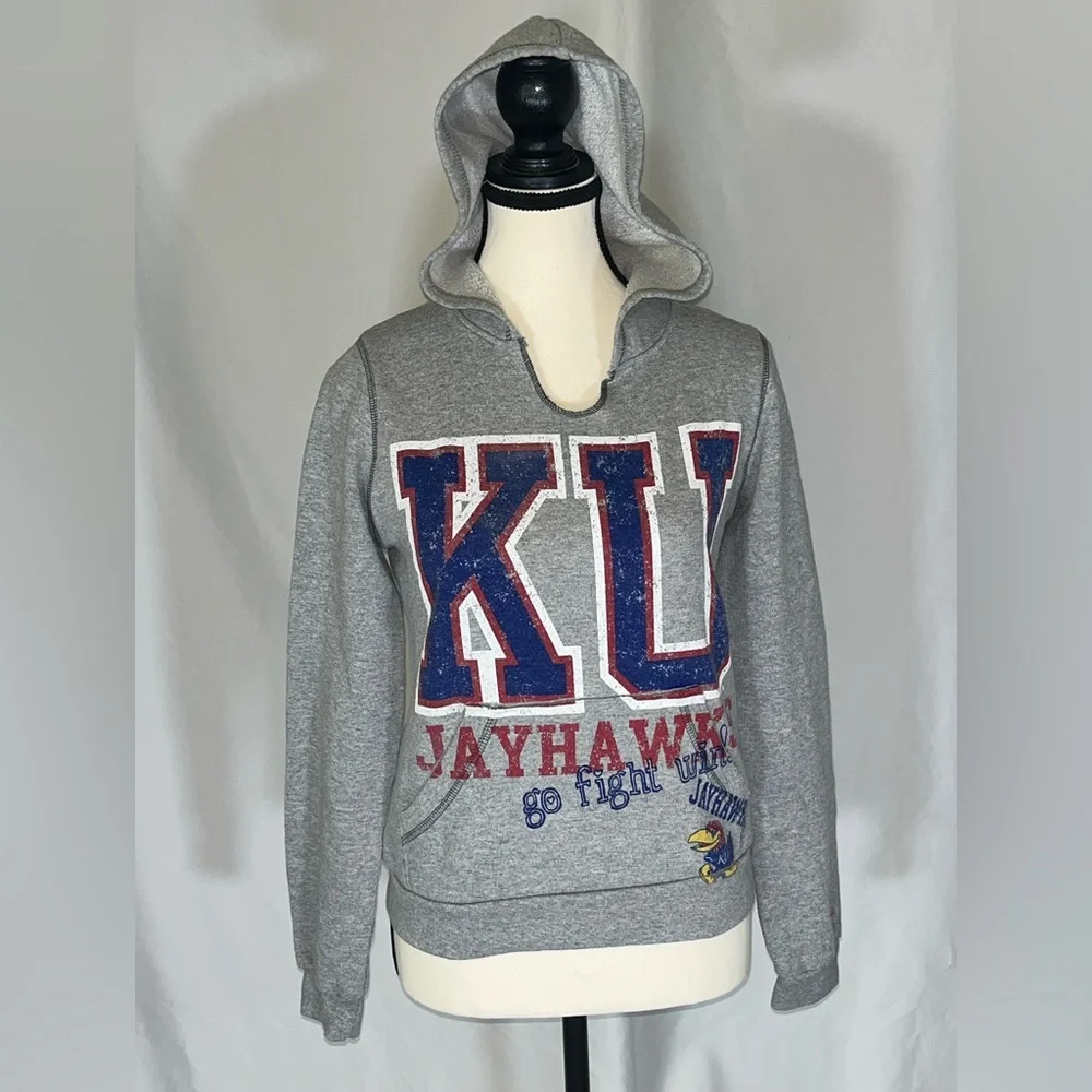 Soffe Kansas Jayhawks Hoodie - Picture 1 of 7